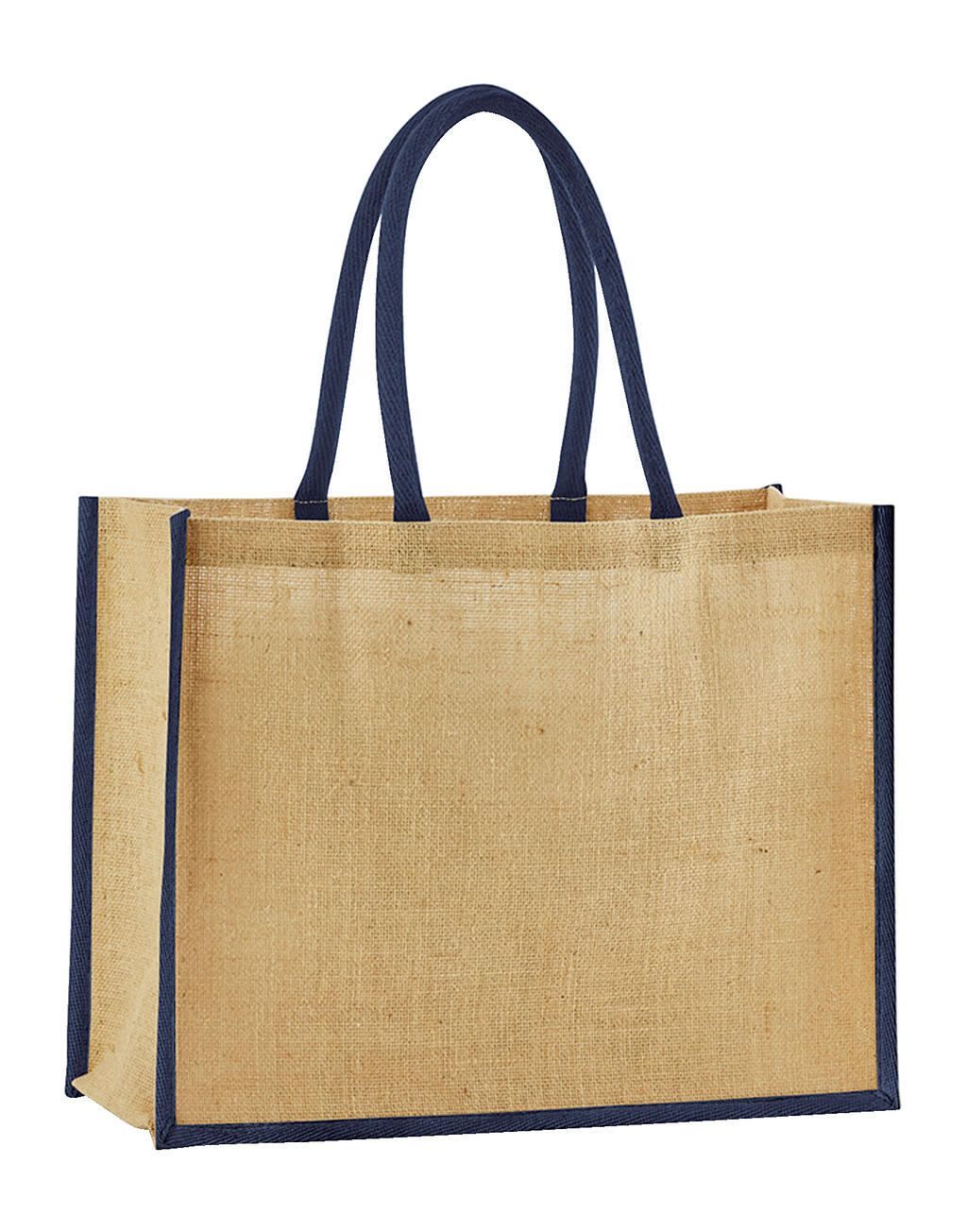 Natural Starched Jute Classic Shopper - ShirtStore
