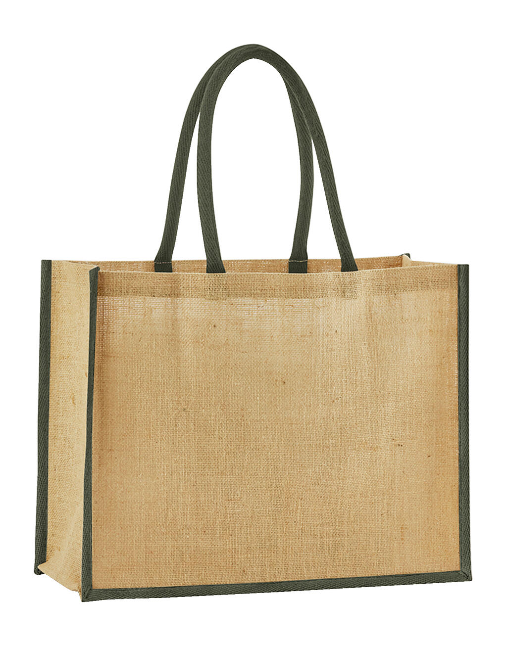 Natural Starched Jute Classic Shopper - ShirtStore