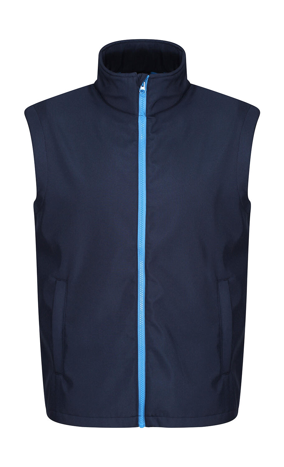 Ablaze Printable Softshell Bodywarmer in Farbe Navy/French Blue