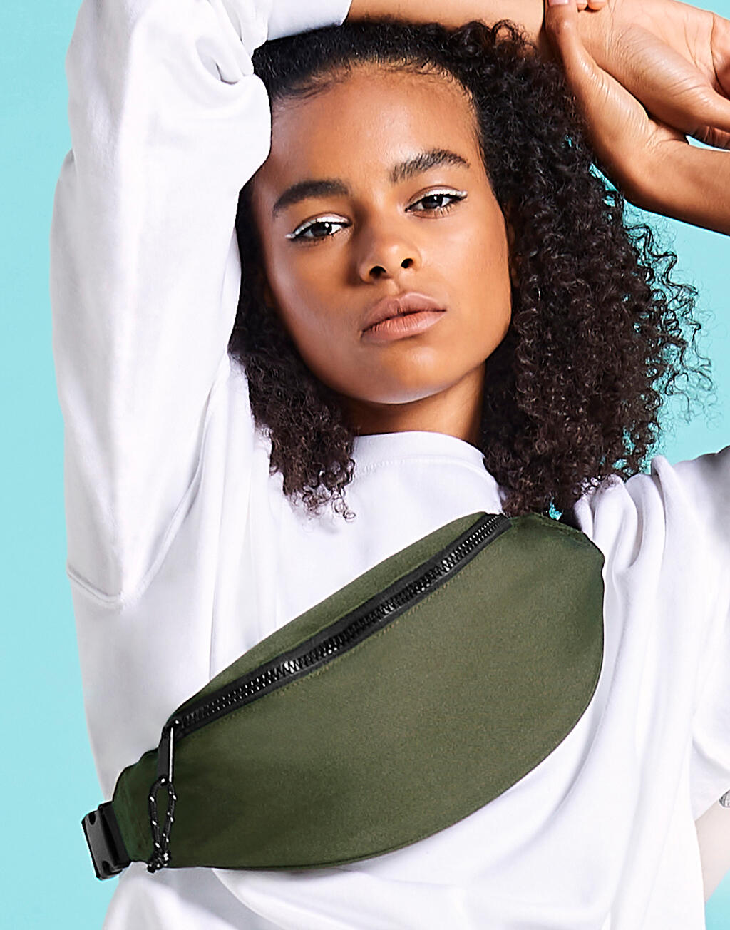 Recycled Waistpack in Farbe Black