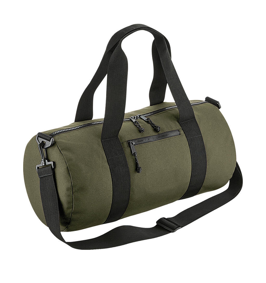Recycled Barrel Bag in Farbe Military Green