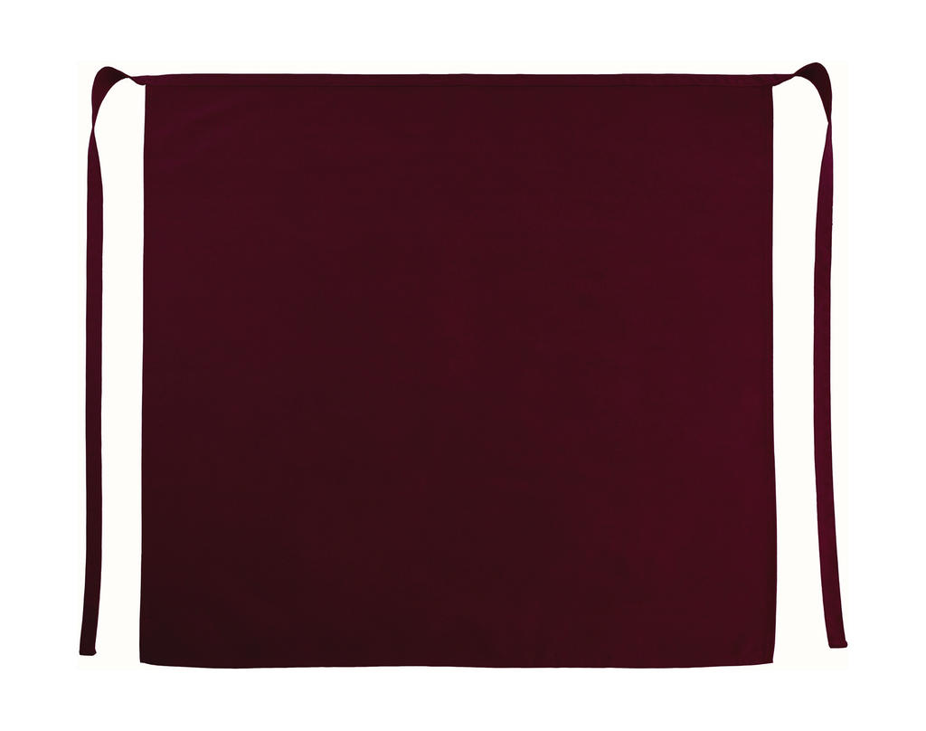 London Long Bistro Apron in Farbe Burgundy