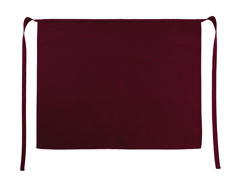 Rome Medium Length Bistro Apron in Farbe Burgundy