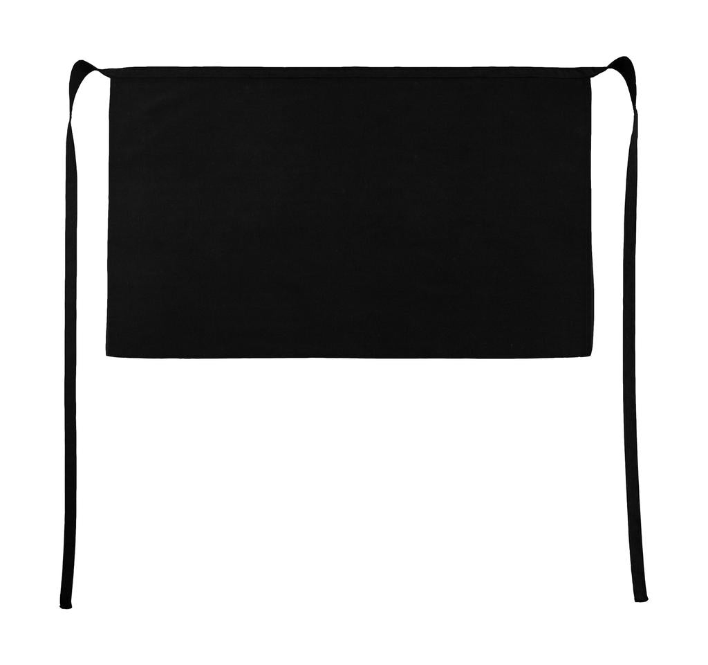 Brussels Short Bistro Apron in Farbe Black