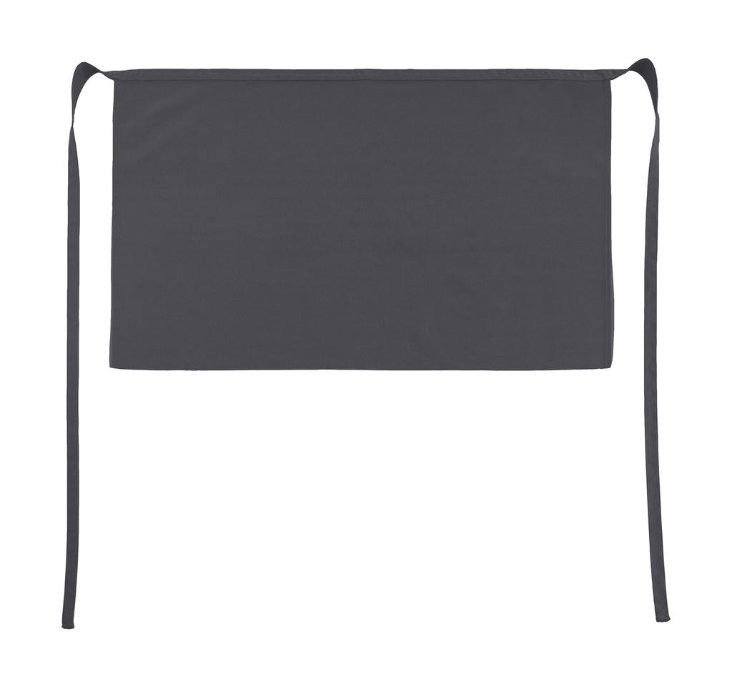 Brussels Short Bistro Apron in Farbe Grey