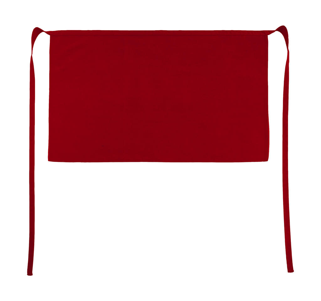Brussels Short Bistro Apron in Farbe Red
