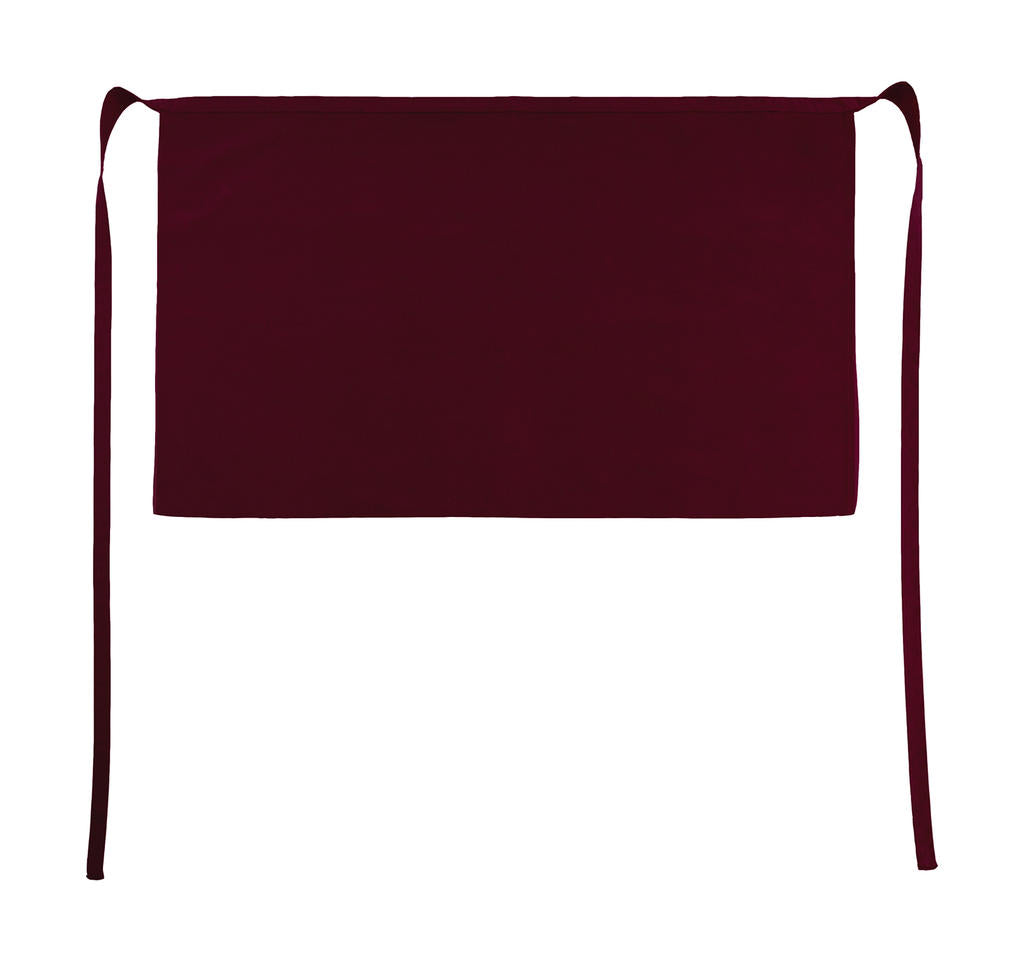 Brussels Short Bistro Apron in Farbe Burgundy