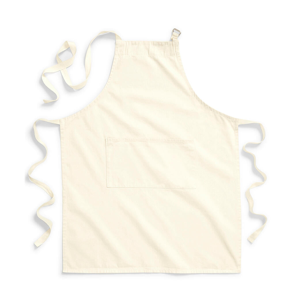 FairTrade Cotton Adult Craft Apron in Farbe Natural