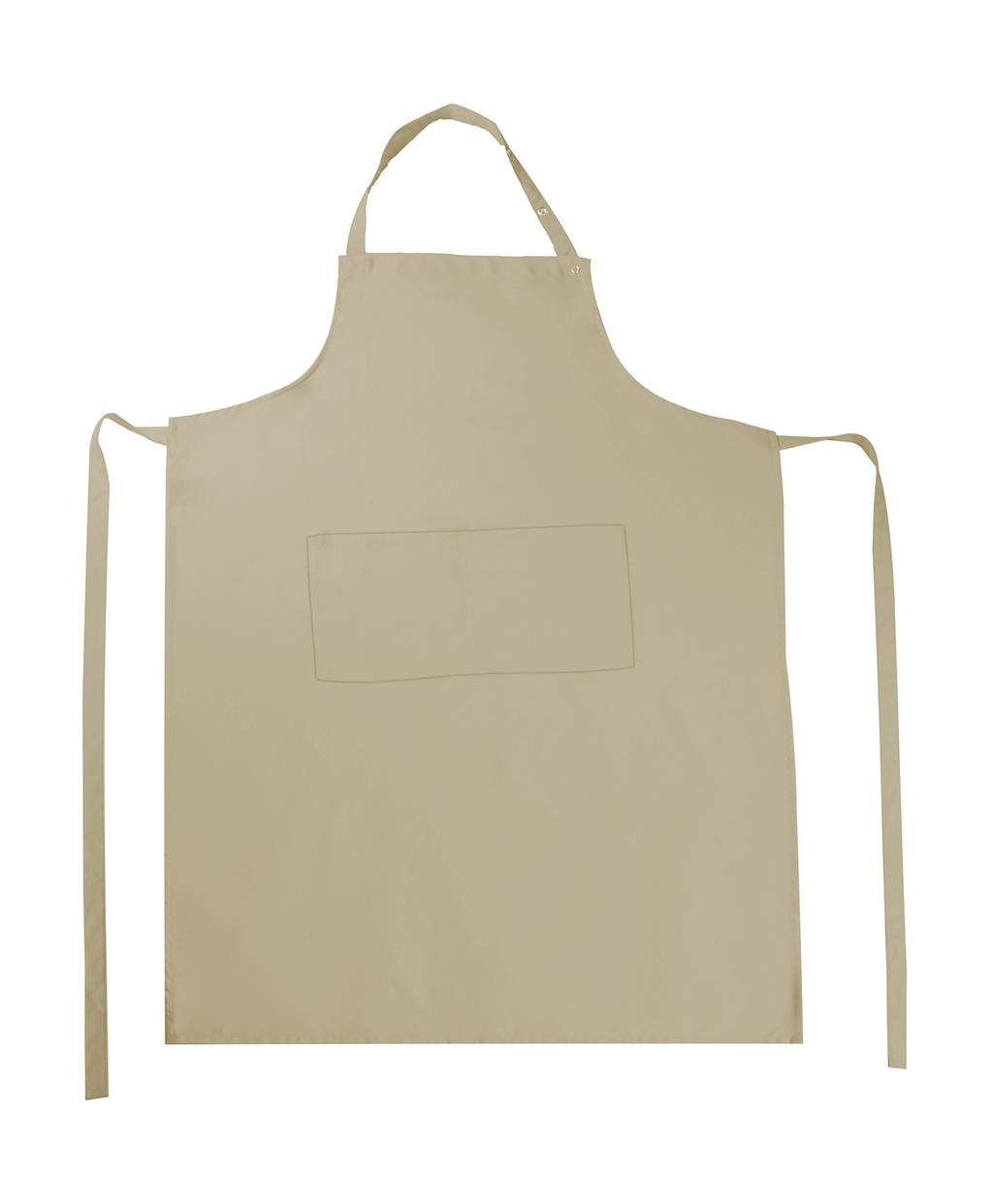 Amsterdam Bib Apron with Pocket in Farbe Natural