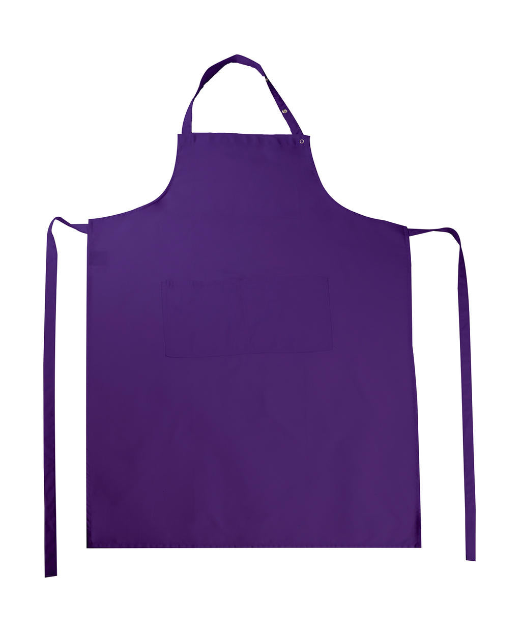 Amsterdam Bib Apron with Pocket in Farbe Purple
