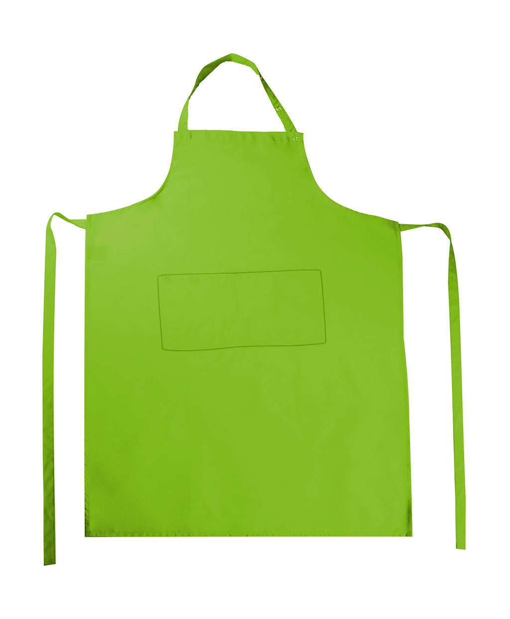 Amsterdam Bib Apron with Pocket in Farbe Lime