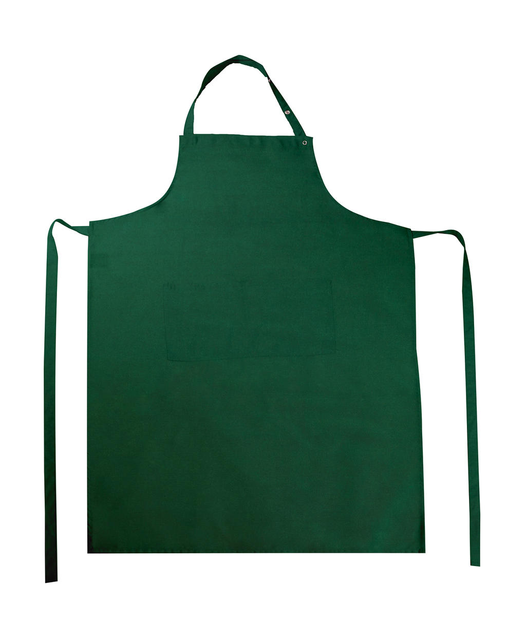 Amsterdam Bib Apron with Pocket in Farbe Bottle Green