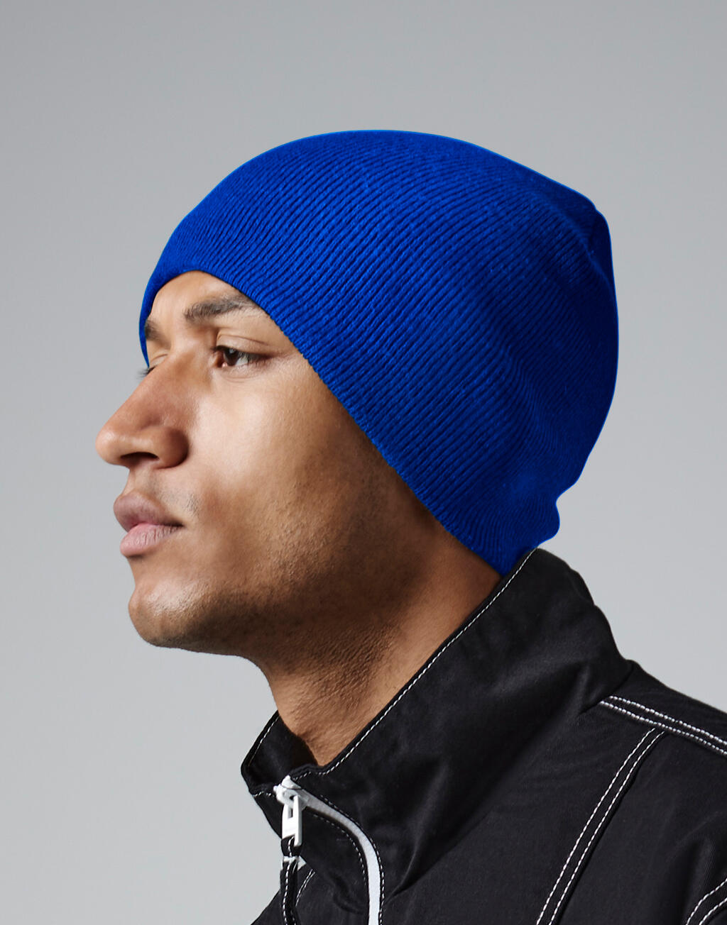 Recycled Original Pull-On Beanie in Farbe Black