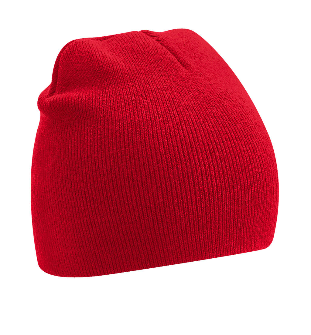 Recycled Original Pull-On Beanie in Farbe Classic Red