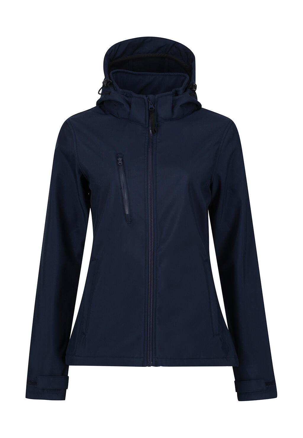 Women's Venturer 3-Layer Hooded Softshell Jacket in Farbe Navy