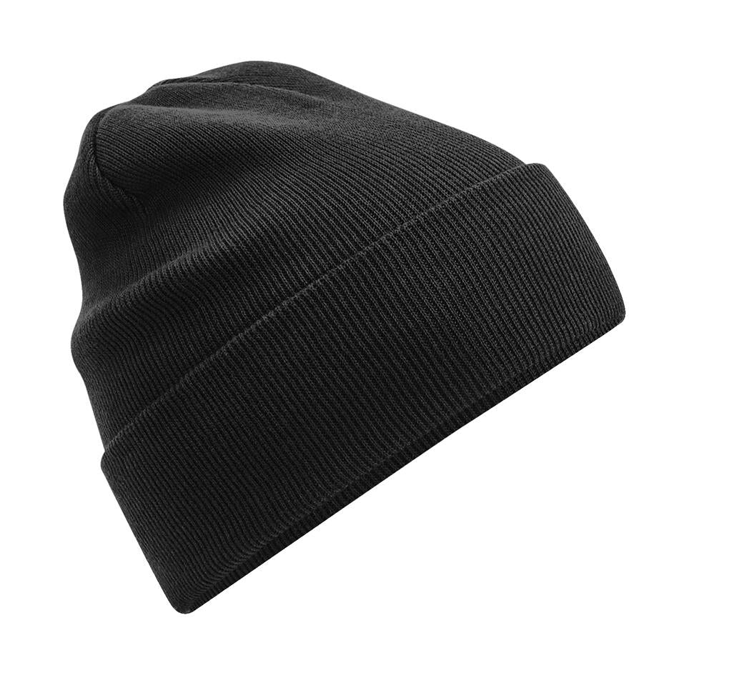 Organic Cotton Original Cuffed Beanie in Farbe Black