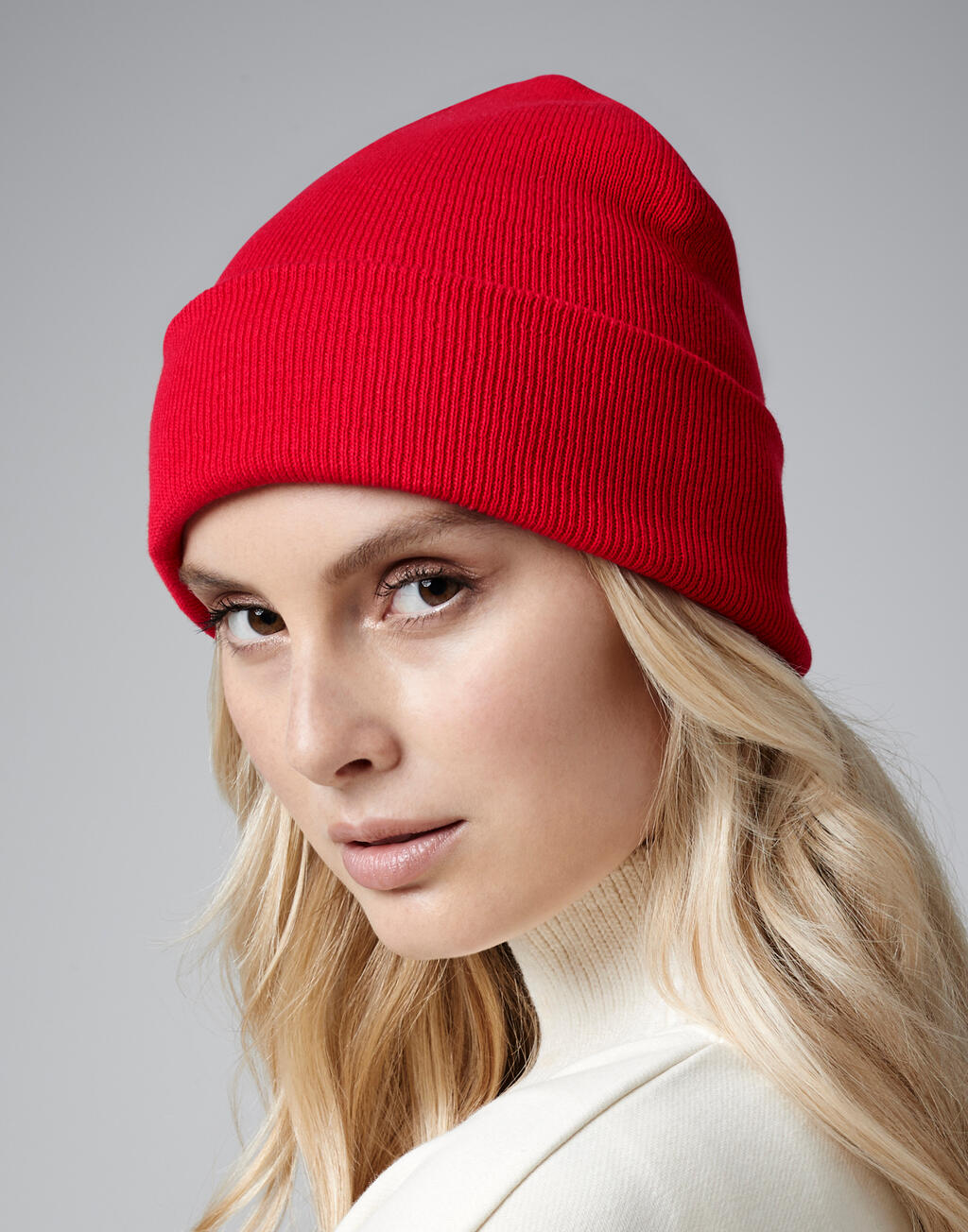 Organic Cotton Original Cuffed Beanie in Farbe Black