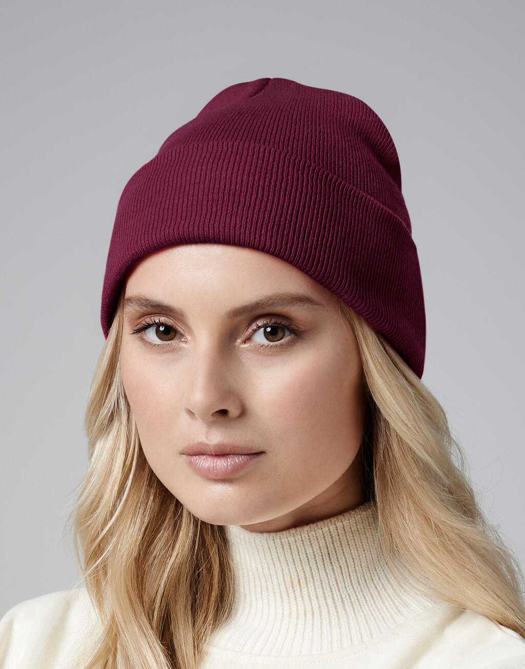 Organic Cotton Original Cuffed Beanie in Farbe Black
