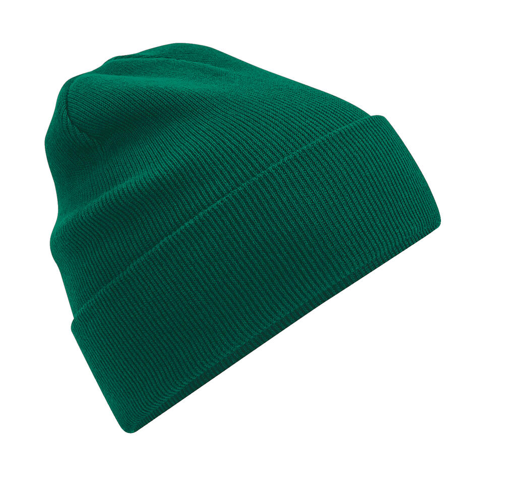 Organic Cotton Original Cuffed Beanie in Farbe Bottle Green