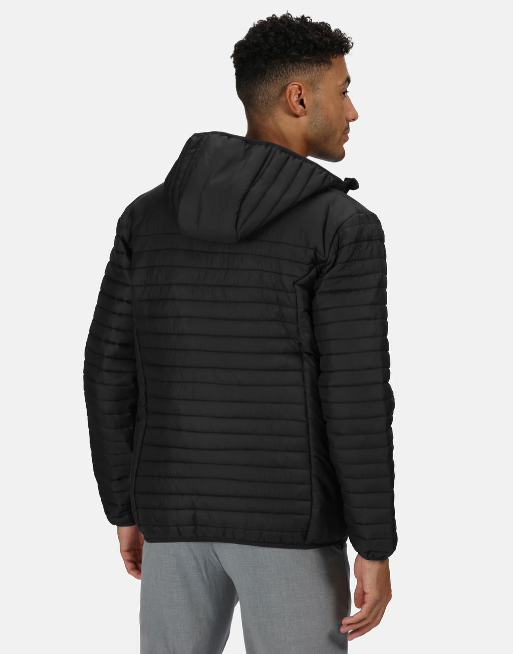 Honestly Made Recycled Ecodown Thermal Jacket in Farbe Black
