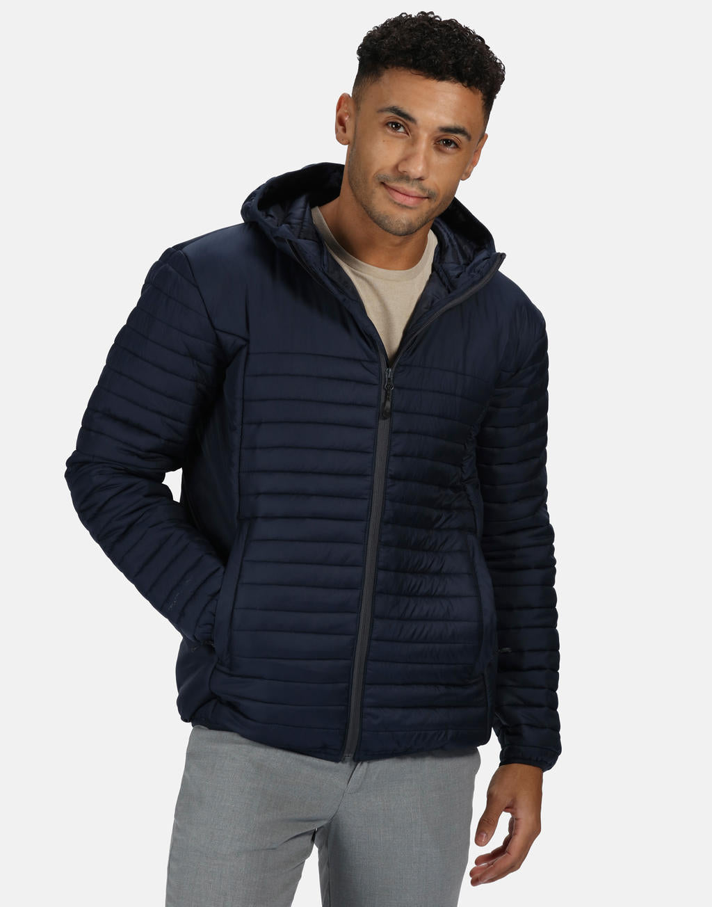 Honestly Made Recycled Ecodown Thermal Jacket in Farbe Black