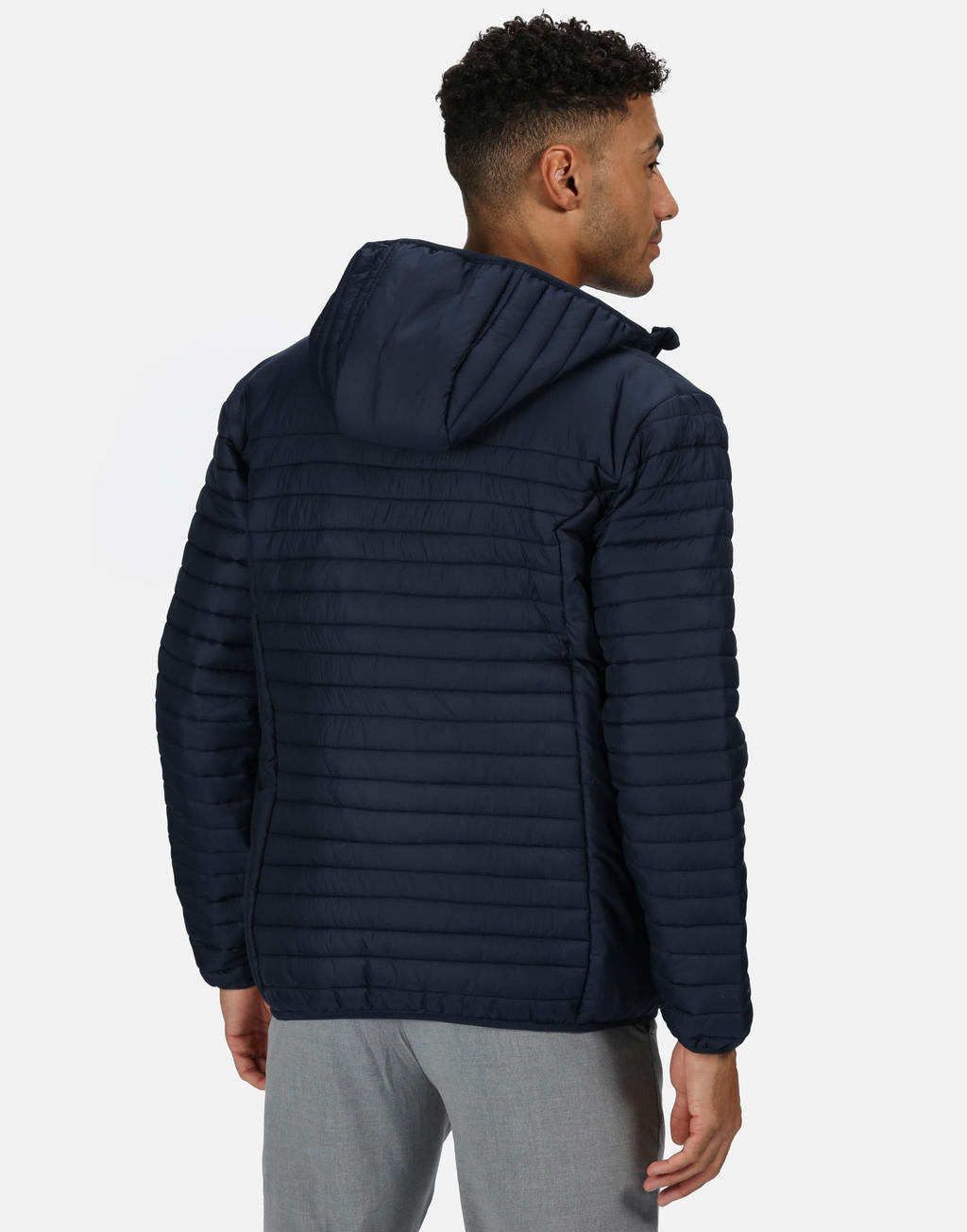 Honestly Made Recycled Ecodown Thermal Jacket in Farbe Black