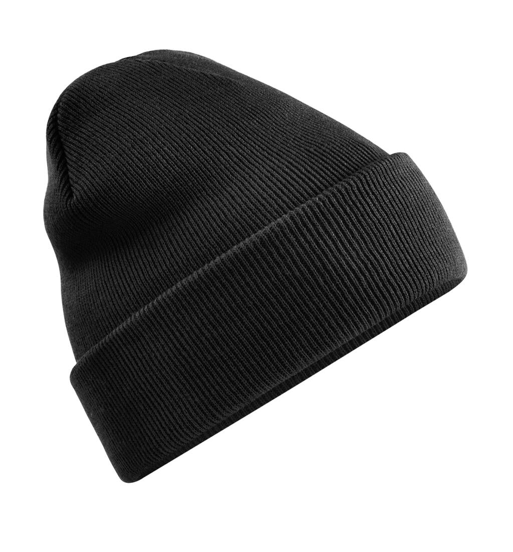 Recycled Original Cuffed Beanie in Farbe Black