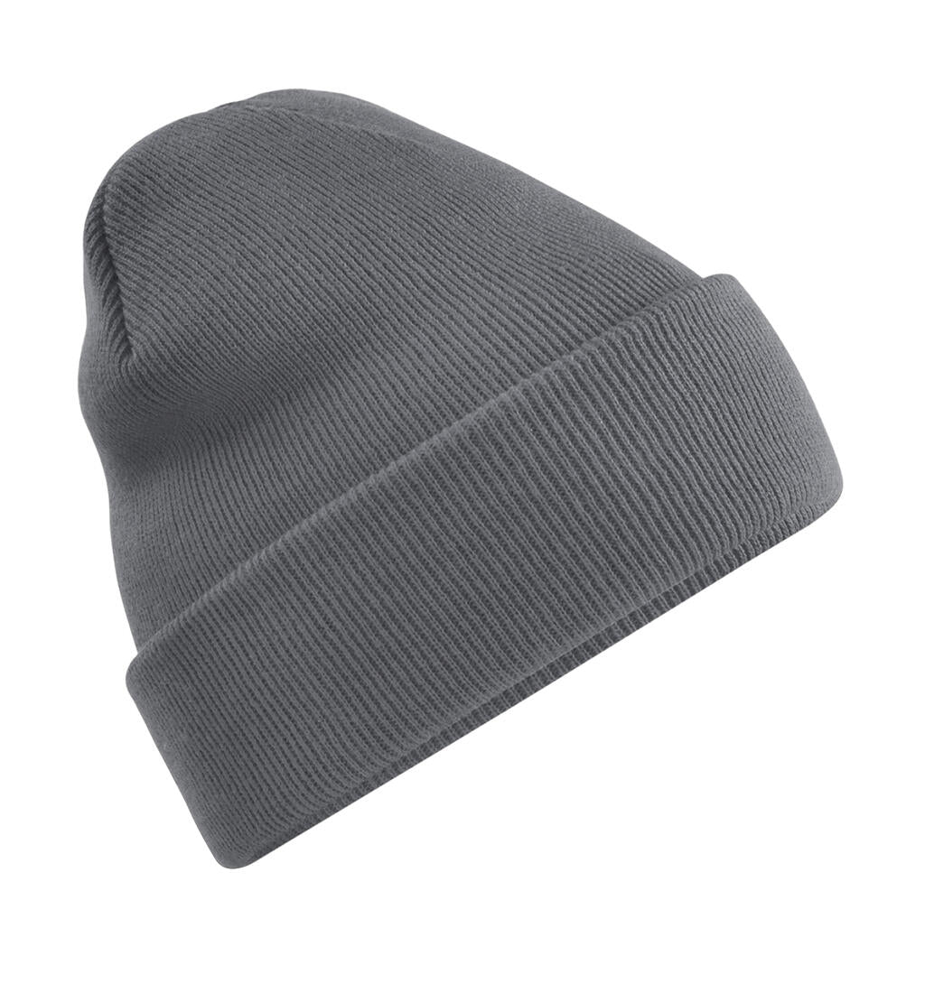 Recycled Original Cuffed Beanie in Farbe Graphite Grey
