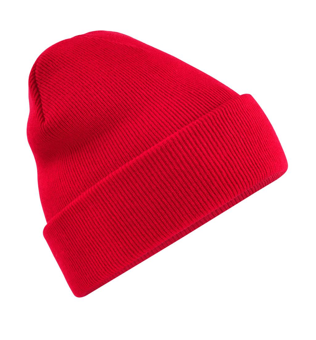 Recycled Original Cuffed Beanie in Farbe Classic Red