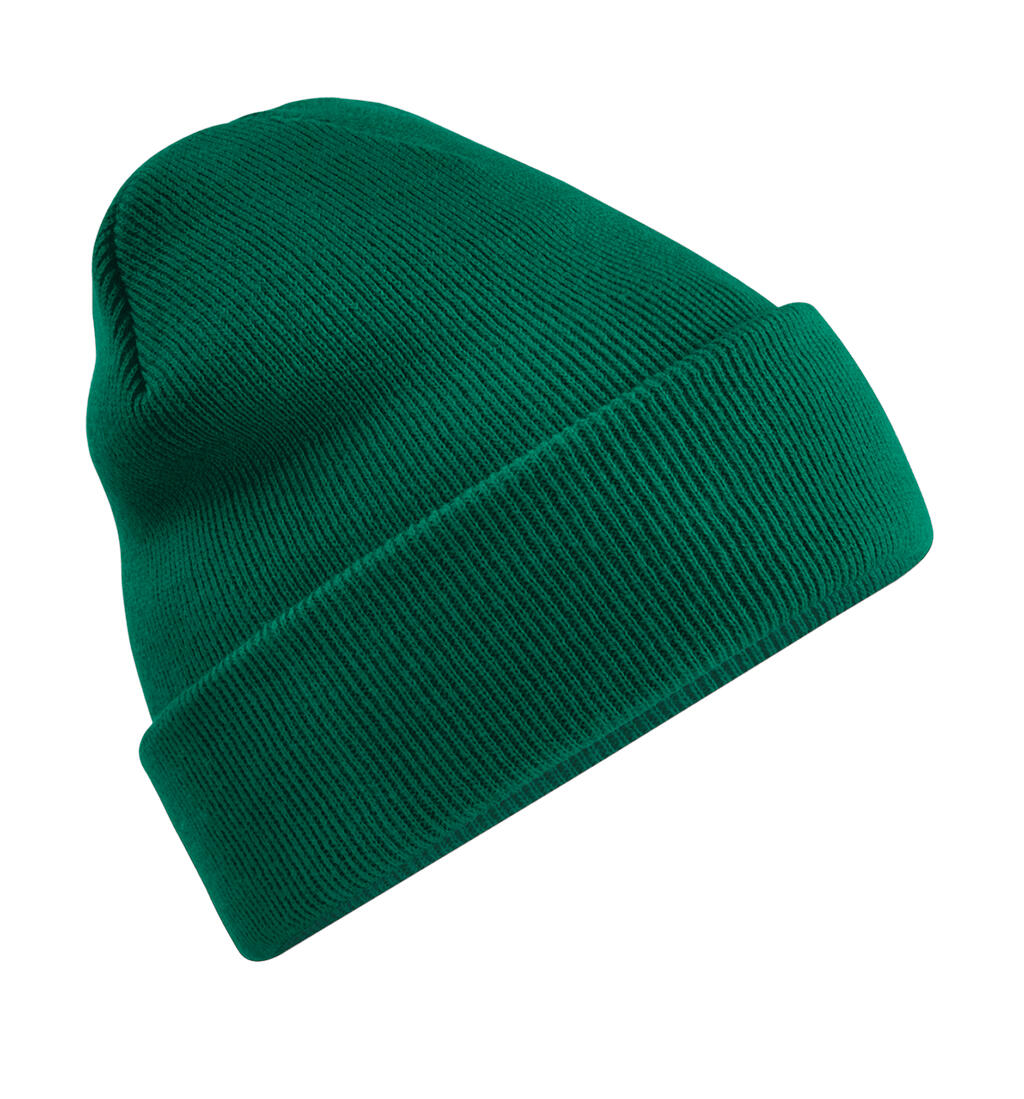Recycled Original Cuffed Beanie in Farbe Bottle Green