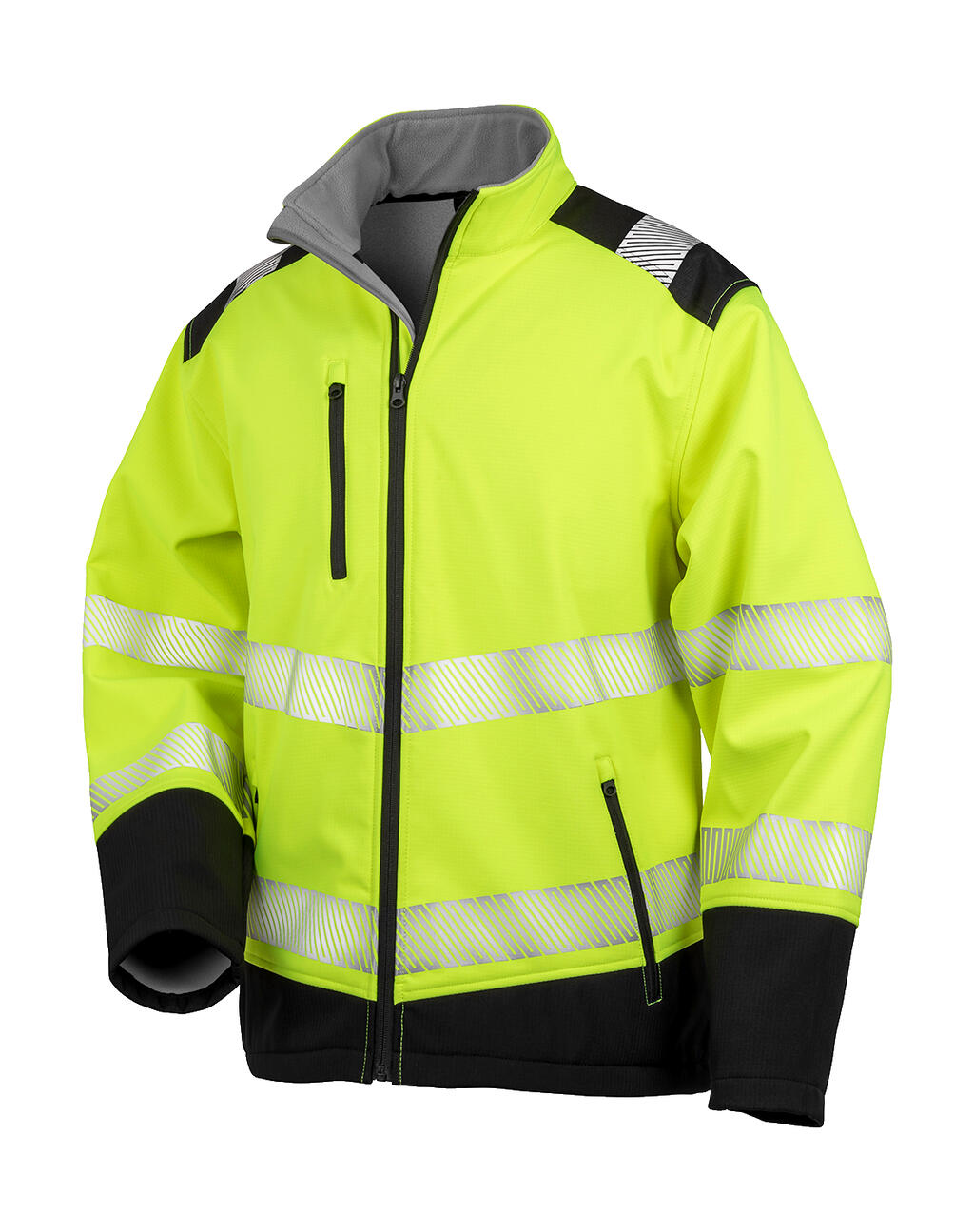 Printable Ripstop Safety Softshell in Farbe Fluorescent Yellow/Black