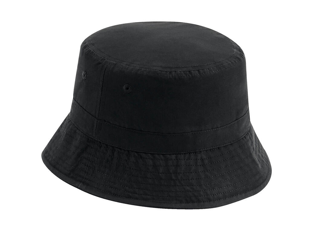 Recycled Polyester Bucket Hat in Farbe Black