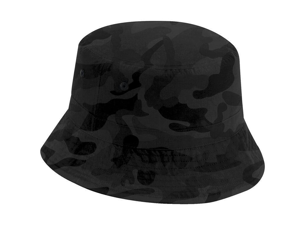 Recycled Polyester Bucket Hat in Farbe Midnight Camo