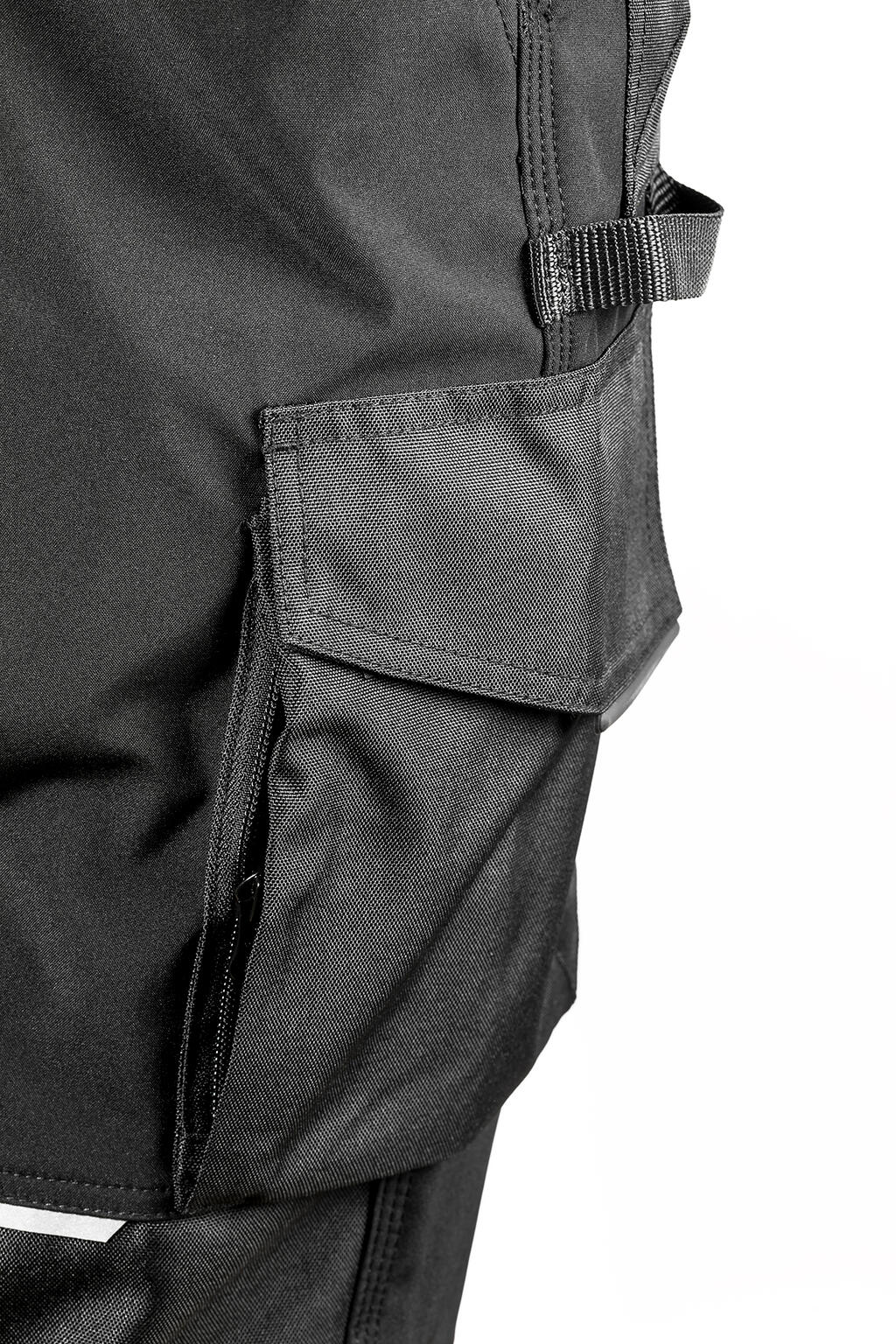 Slim Softshell Work Trousers in Farbe Black