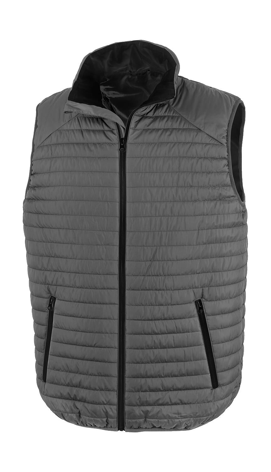 Thermoquilt Gilet in Farbe Grey/Black