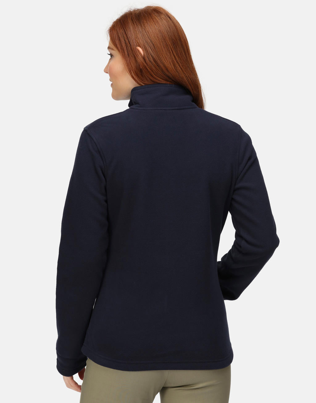 Women's Honestly Made Recycled Full Zip Fleece in Farbe Black