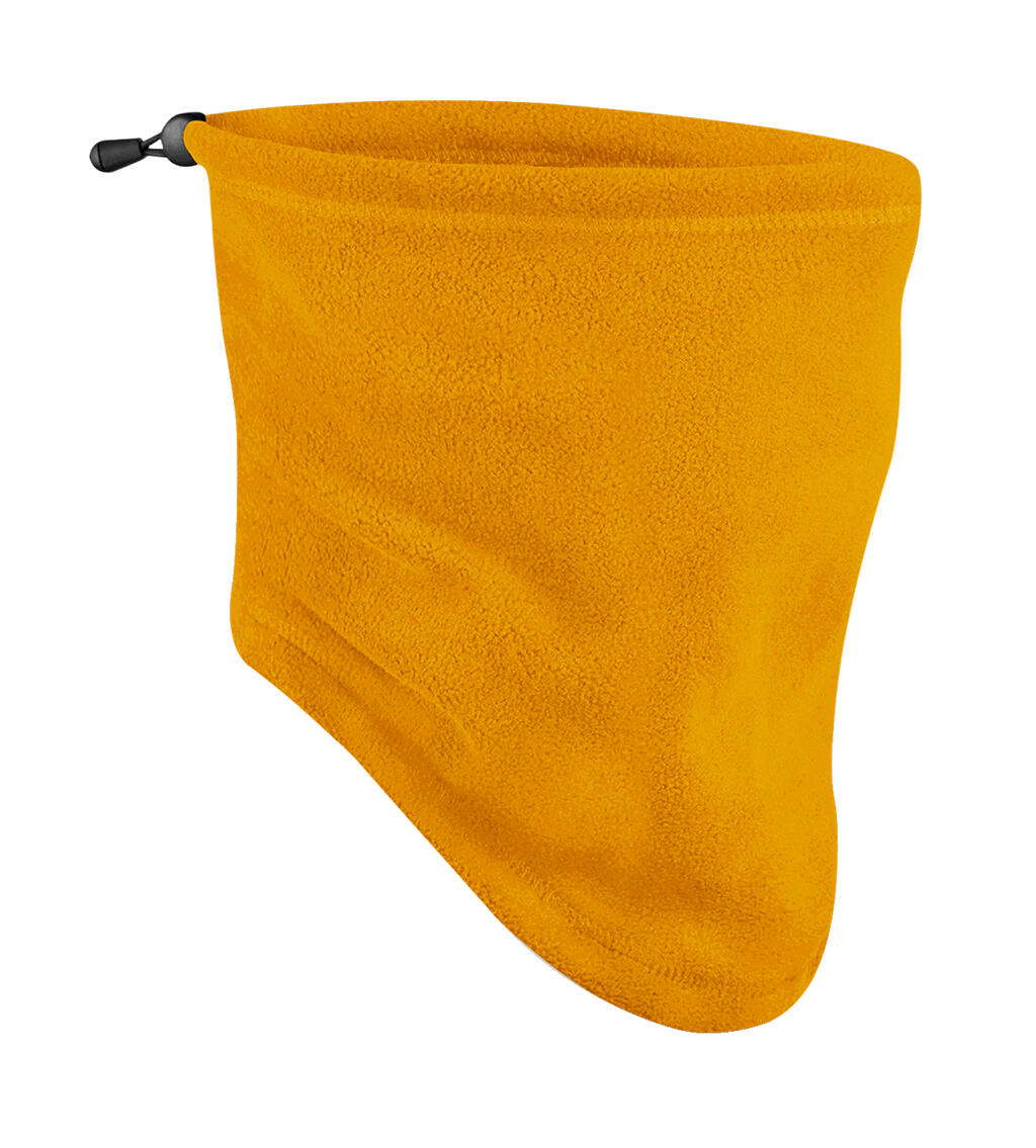 Recycled Fleece Snood in Farbe Mustard