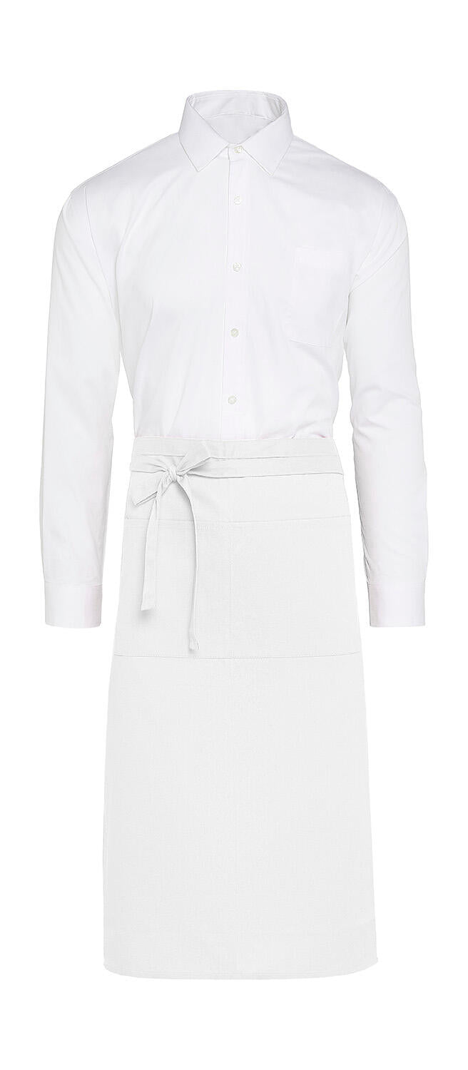 ROME - Medium Length Bistro Apron with Pocket - ShirtStore