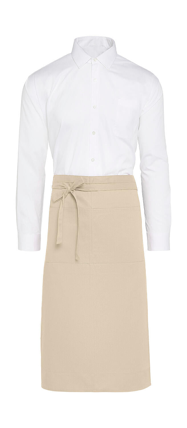 ROME - Medium Length Bistro Apron with Pocket - ShirtStore