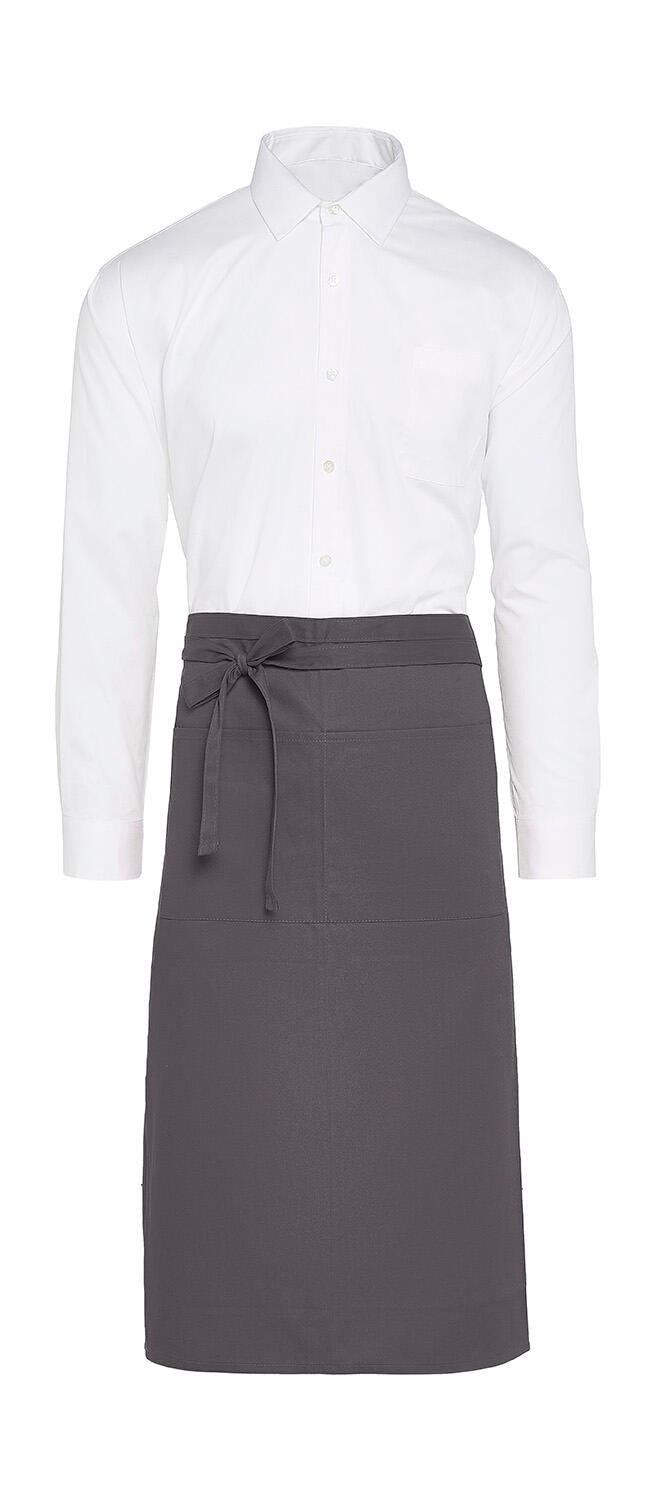 ROME - Medium Length Bistro Apron with Pocket - ShirtStore