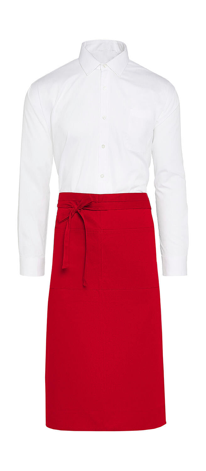 ROME - Medium Length Bistro Apron with Pocket - ShirtStore