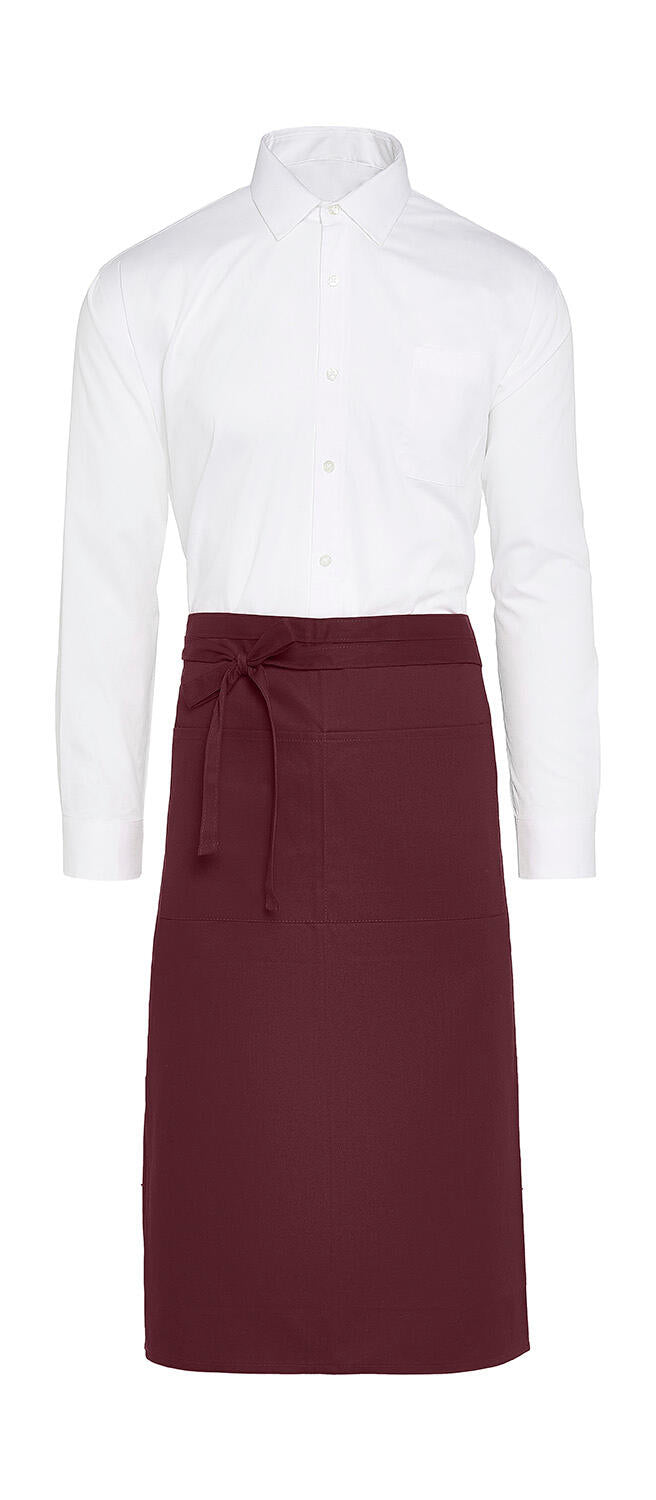 ROME - Medium Length Bistro Apron with Pocket - ShirtStore