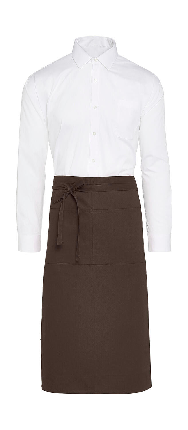 ROME - Medium Length Bistro Apron with Pocket - ShirtStore