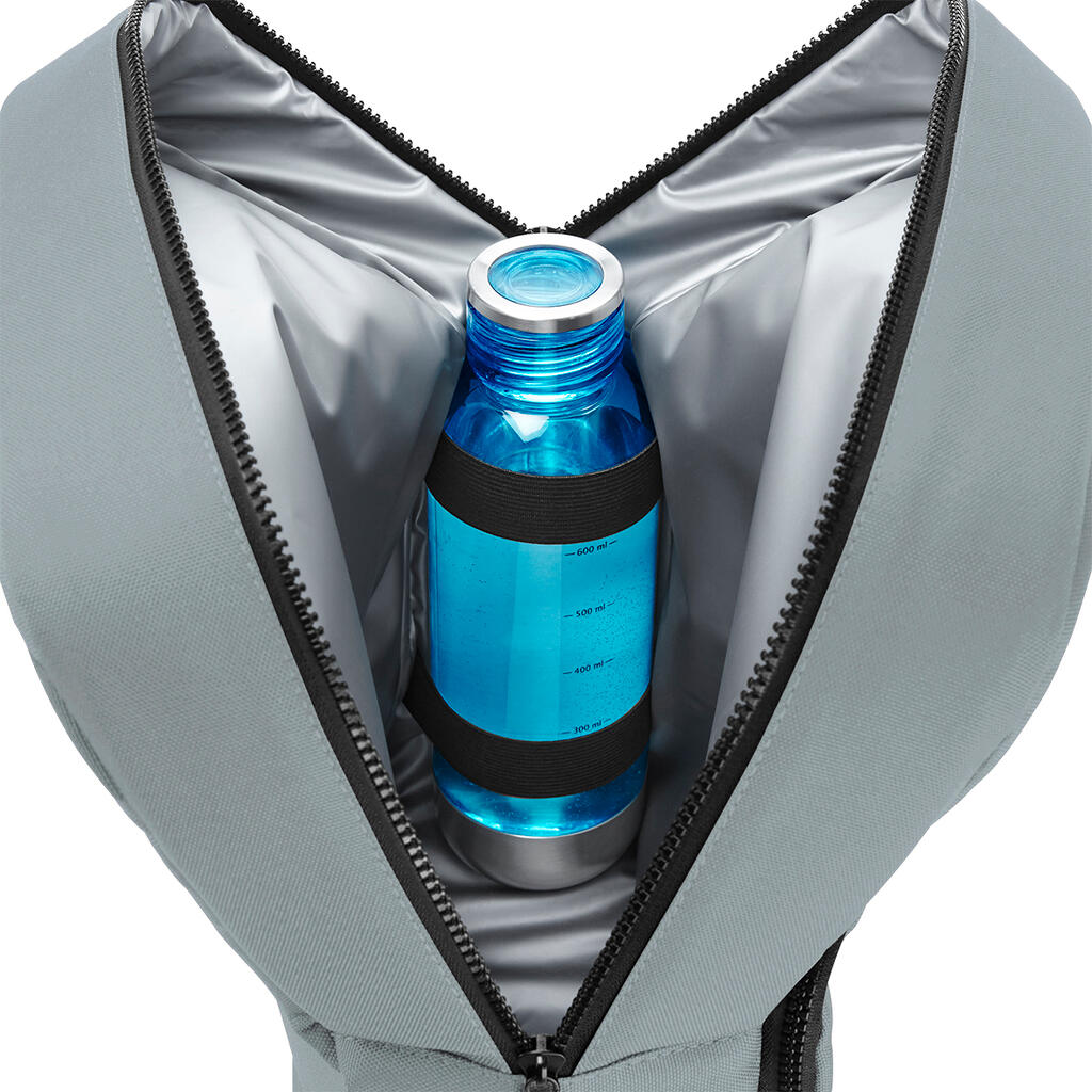 Recycled Twin Handle Cooler Backpack in Farbe Black