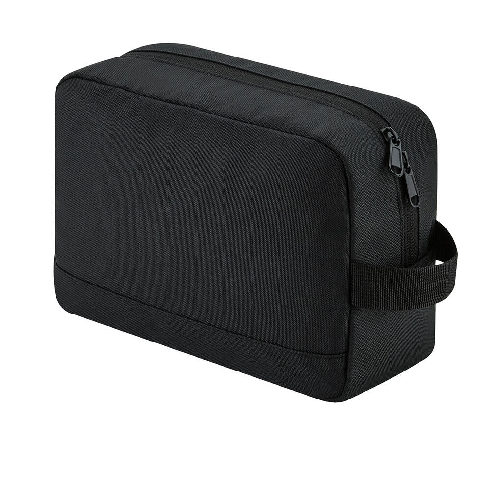 Recycled Essentials Wash Bag in Farbe Black