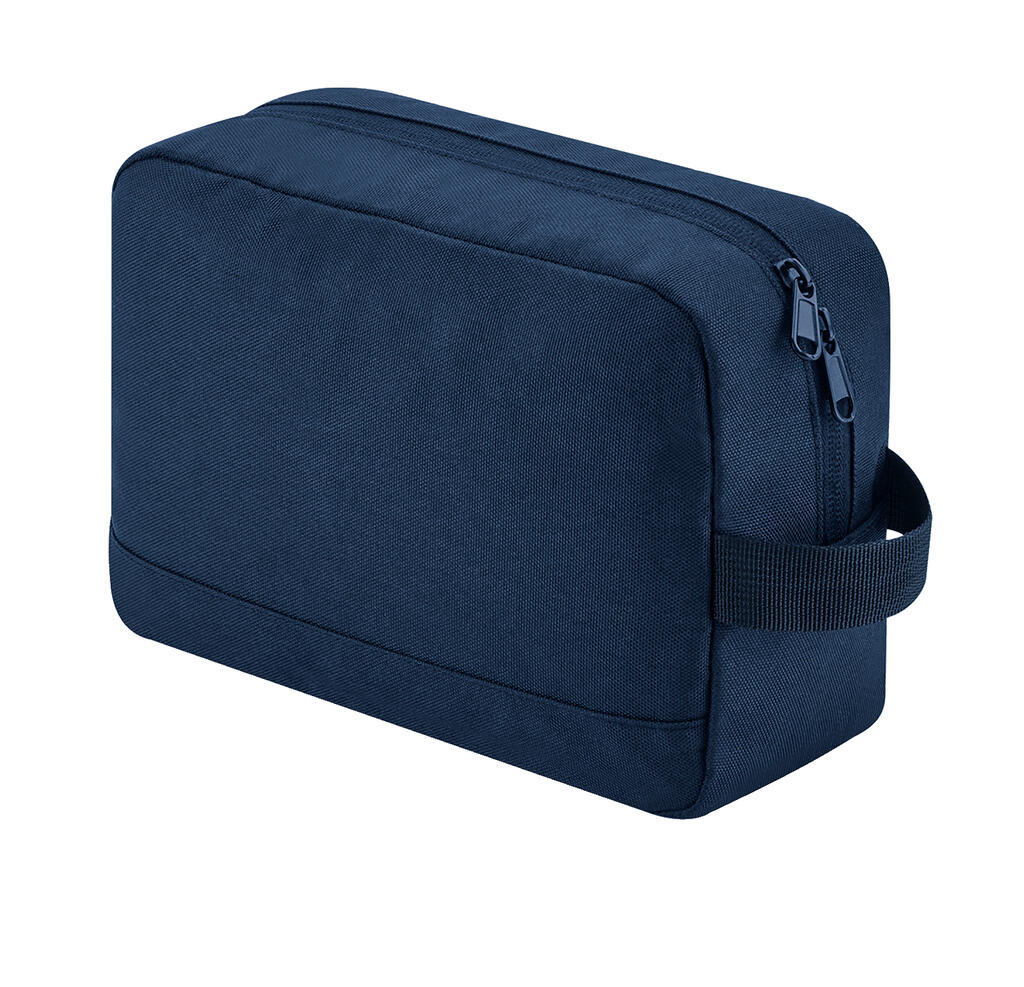 Recycled Essentials Wash Bag in Farbe Navy