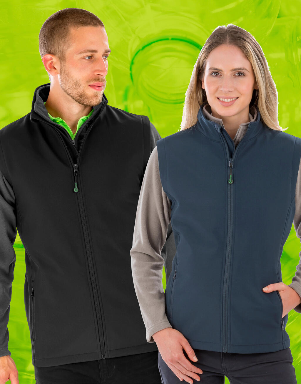 Men's Recycled 2-Layer Printable Softshell B/W - ShirtStore