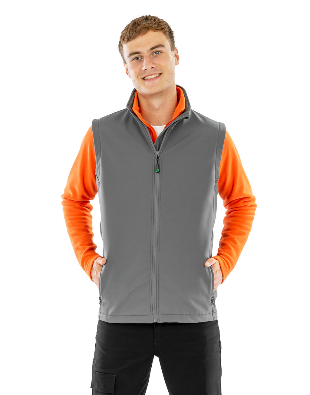 Men's Recycled 2-Layer Printable Softshell B/W - ShirtStore