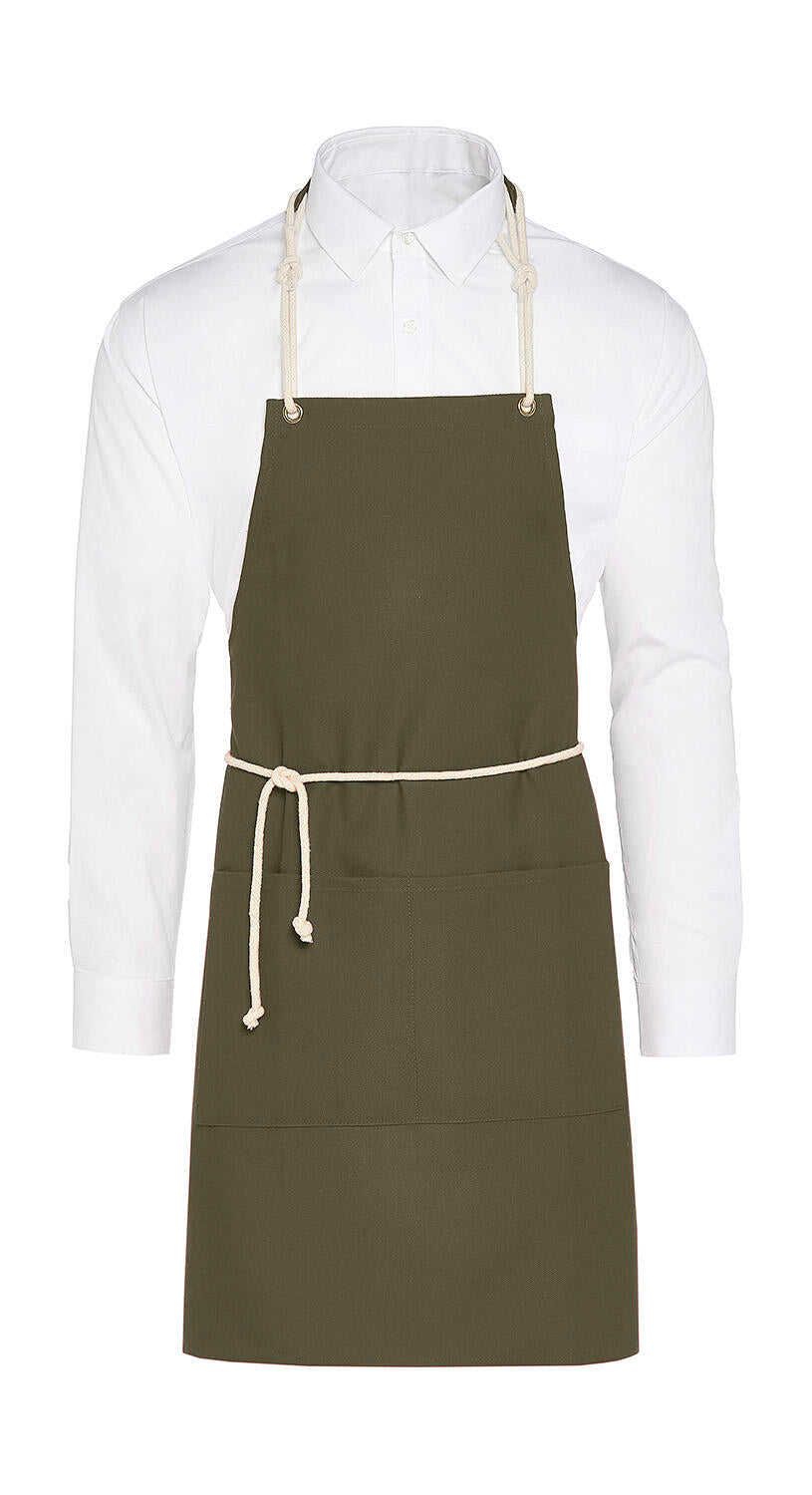CORSICA - Cord Bib Apron with Pocket - ShirtStore