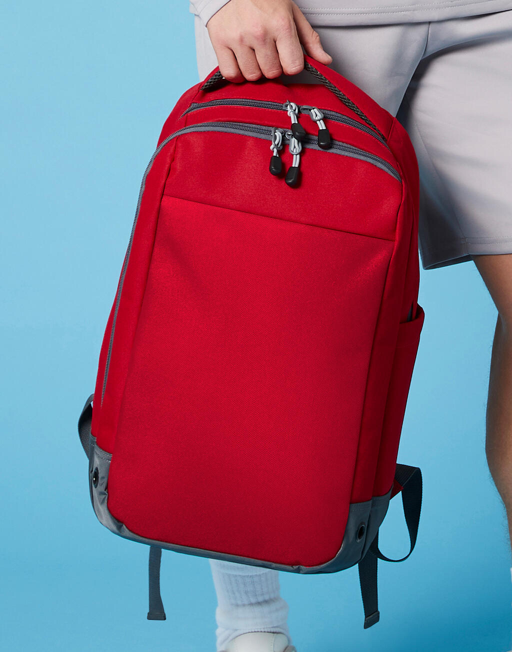 Athleisure Sports Backpack in Farbe Grey Marl